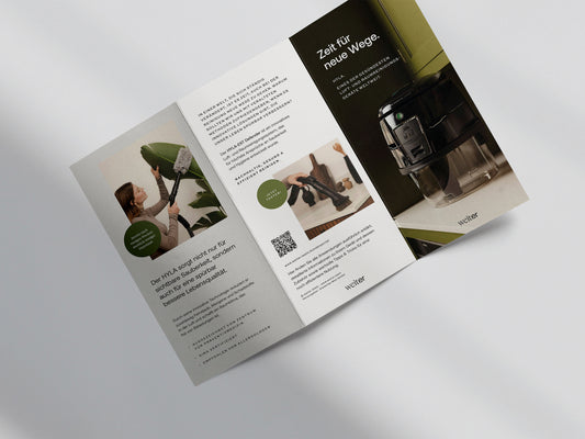 Wickelfalz Flyer - green