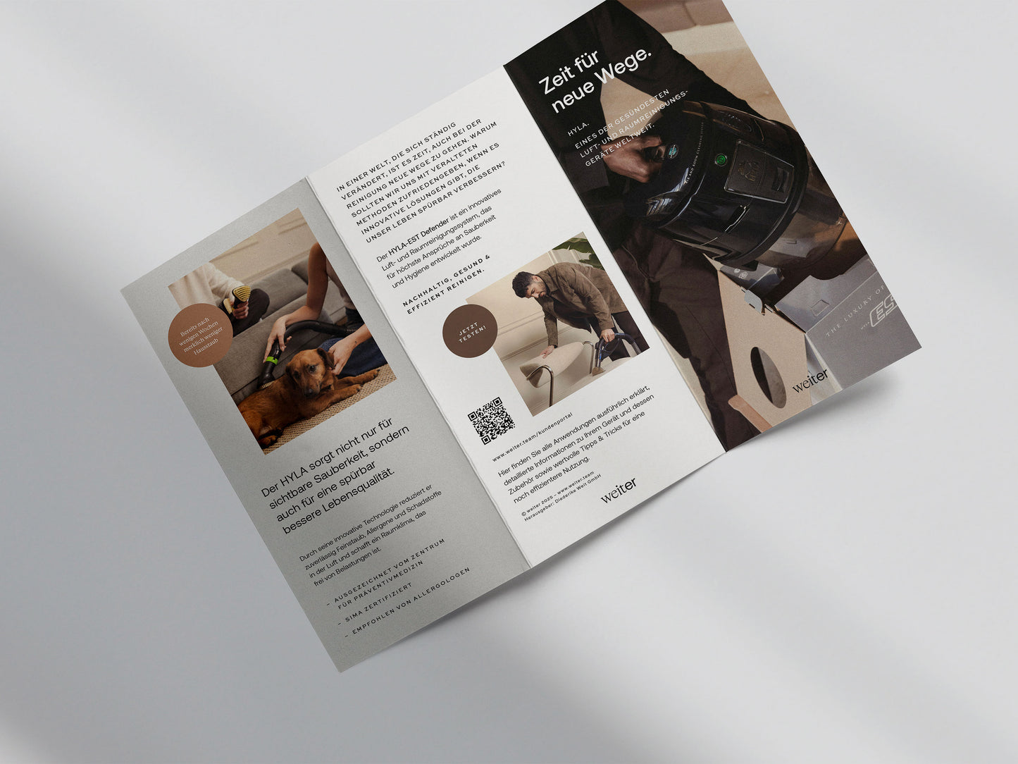 weiter x hyla - Wickelfalz Flyer Bundle