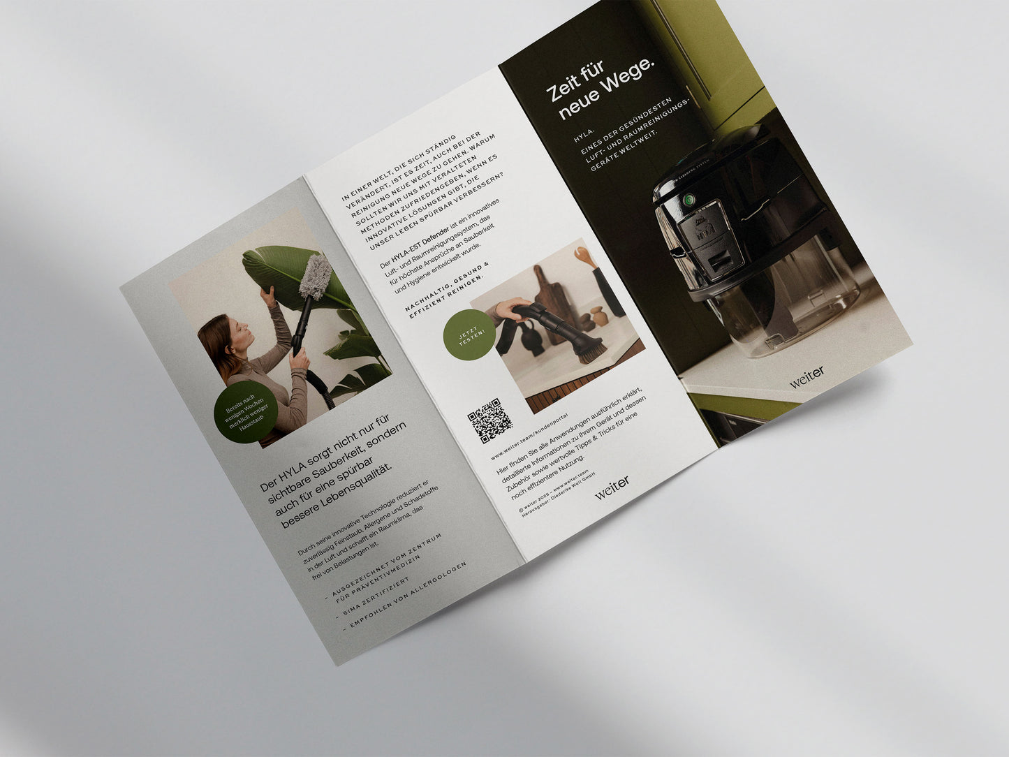 weiter x hyla - Wickelfalz Flyer Bundle