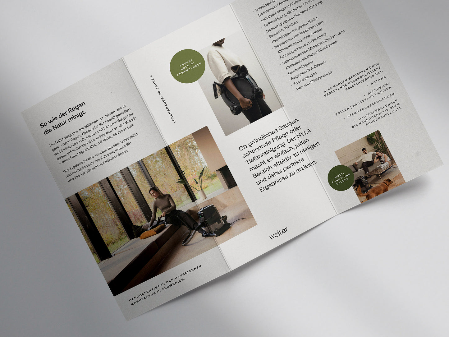 weiter x hyla - Wickelfalz Flyer Bundle