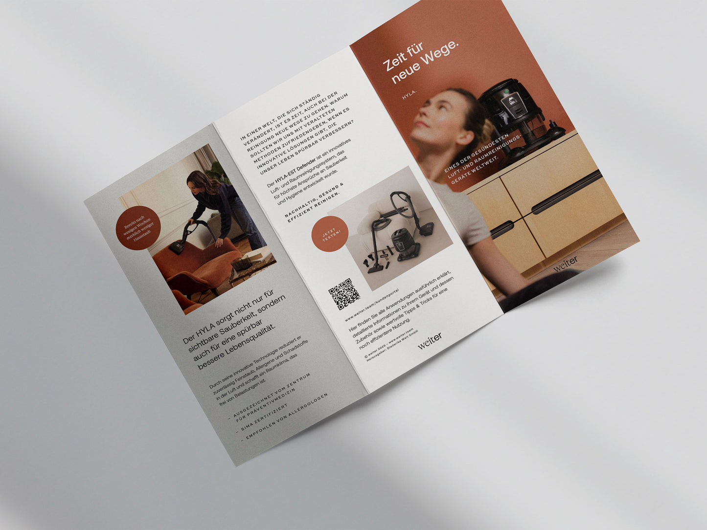 weiter x hyla - Wickelfalz Flyer Bundle